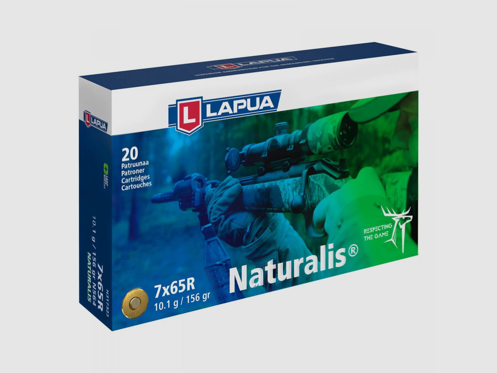 Lapua 7x65 R 156GR Naturalis 20 Patronen