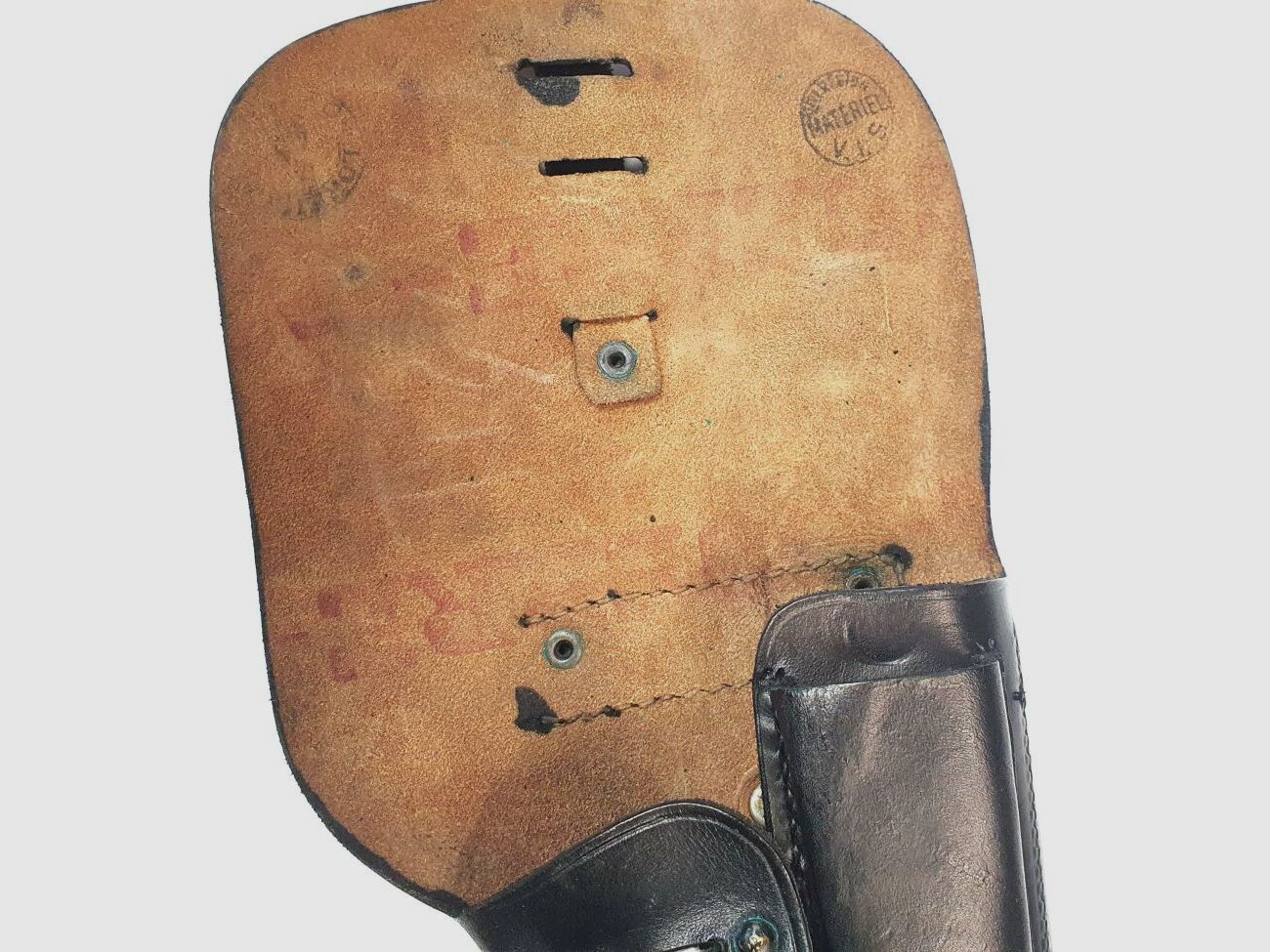 Holster inconnu pour pistolet Mac 50, holster en cuir armée française