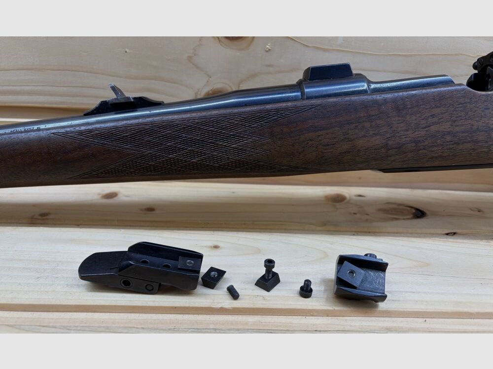 Repetierbüchse Voere Kufstein Mod. 98 Umbau, Kal.: 8x57IS mit EAW Schwenkmo 8x57JS