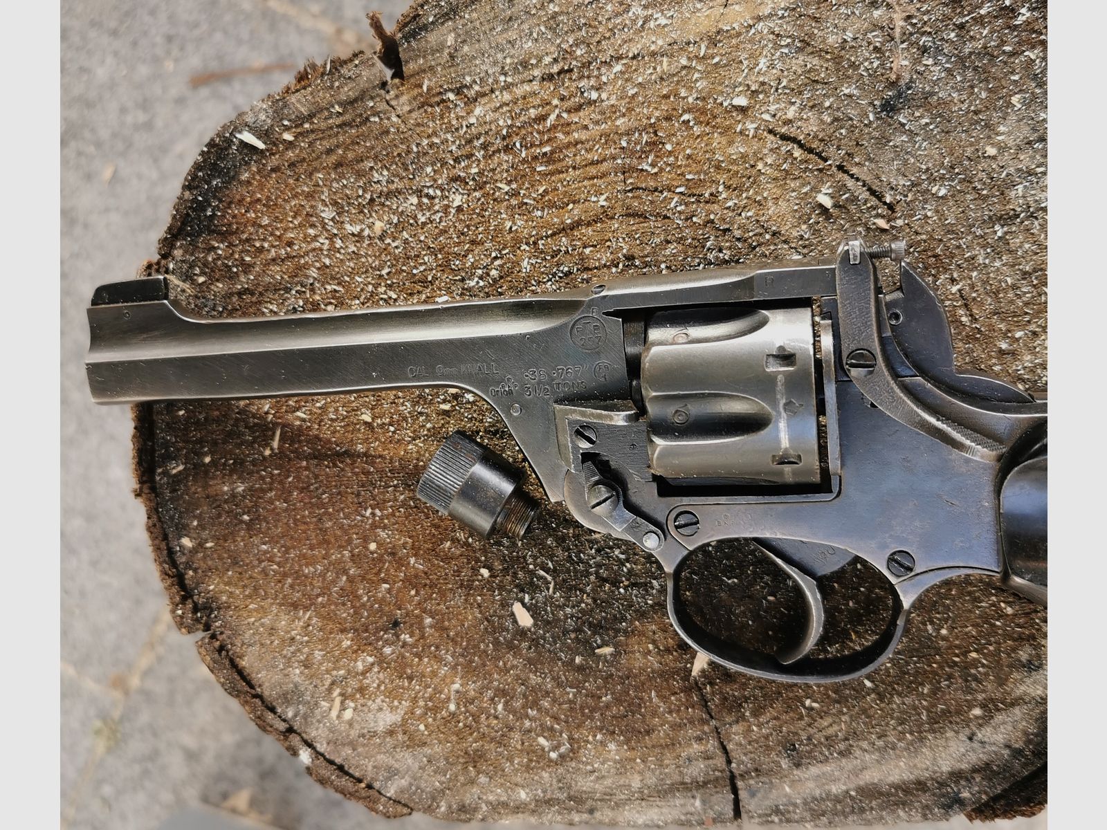 Enfield No.2 MK I WKII origineel omgebouwd naar 9mm R knal vrij vanaf 18 jaar