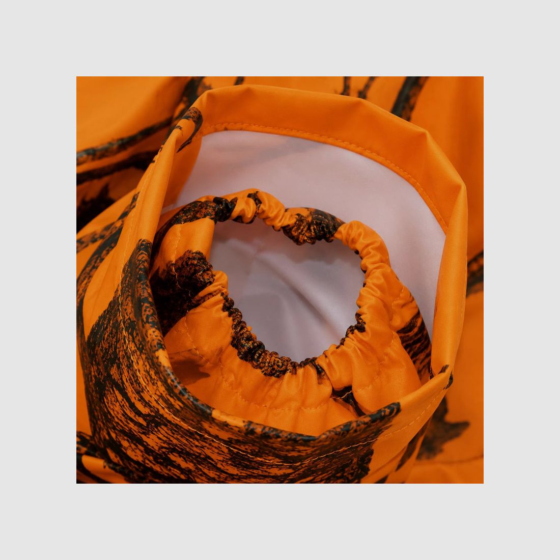 Treeland waterdichte camo jas oranje blaze M-4XL, afbeelding 7 van 7