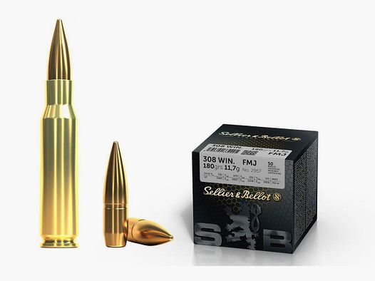 Büchsenpatronen Sellier & Bellot 308 Win. FMJ