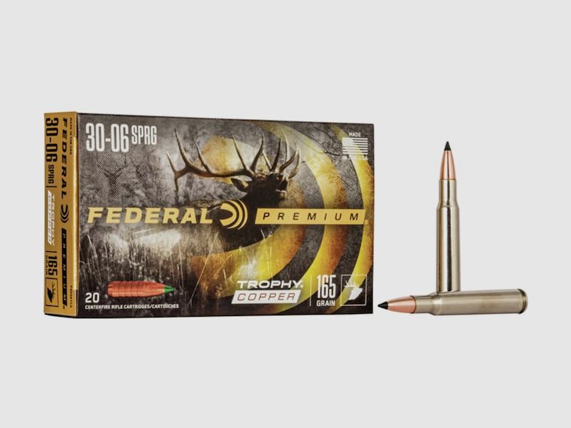 Federal Premium Trophy Copper .30-06 Sprg. 165GR 20 Patronen