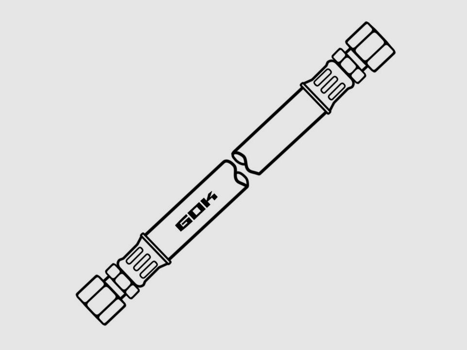 Mitteldruck-Schlauchleitung MS 10 bar, 400 mm, G 1/4 LH-ÜM x RST 8, Bild 9 von 9