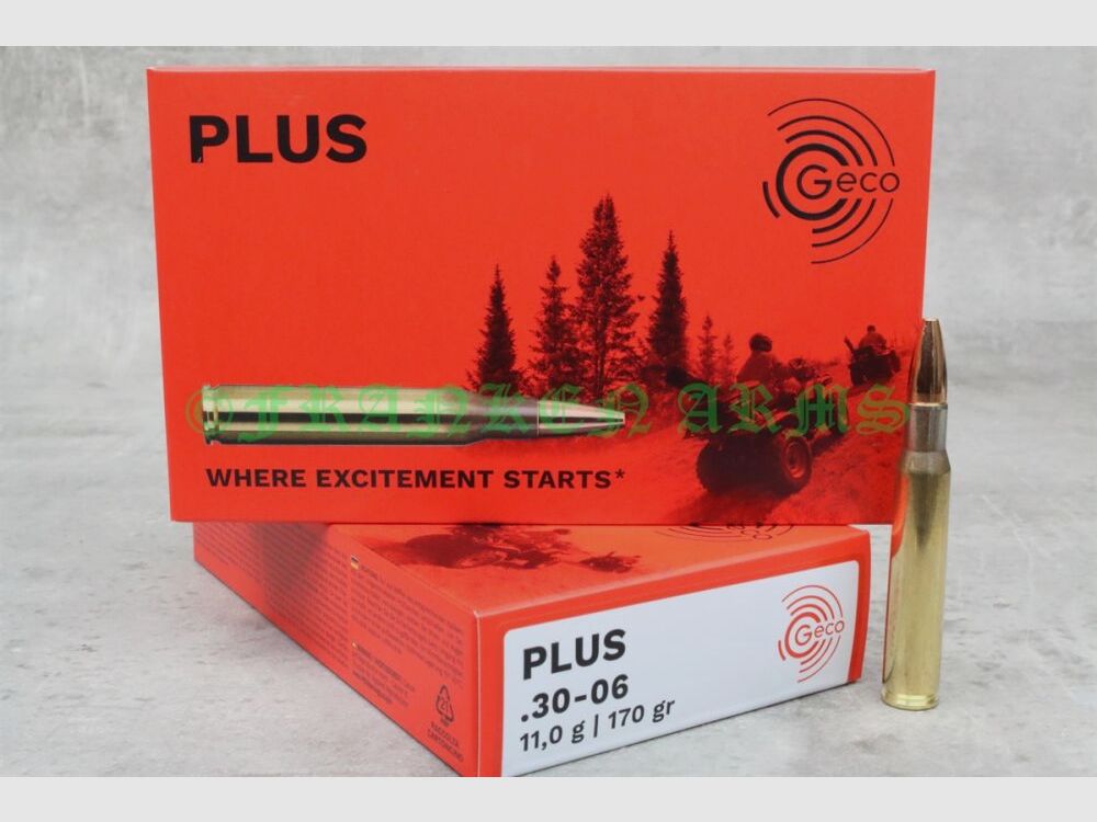 Geco Plus .30-06 170gr. 11g 20 Stück Staffelpreis