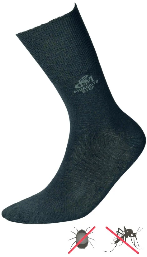 Chaussettes JJW DEOMED contre les moustiques et les tiques MOSQUITOSTOP en bambou, déstockage