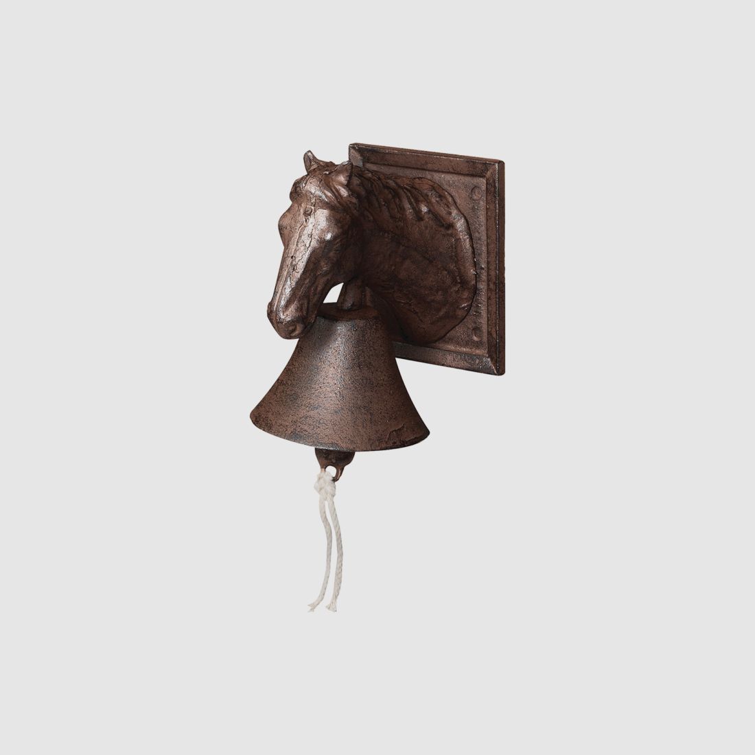 Lovergreen Decoratie Motief Bel met Paardenhoofd van Gietijzer
