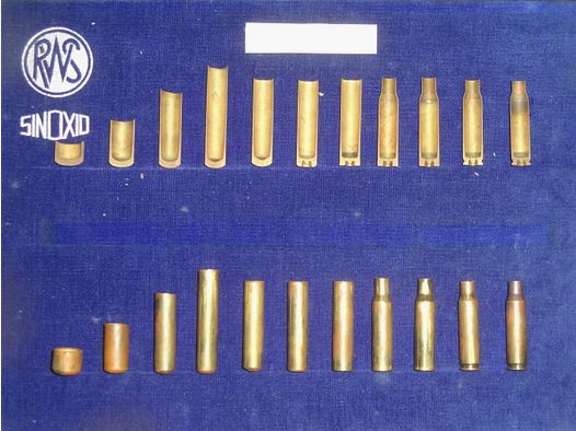 RWS Musterkoffer 7,62mm X 51 Ziehstufen und Schnittmodelle .308 Win