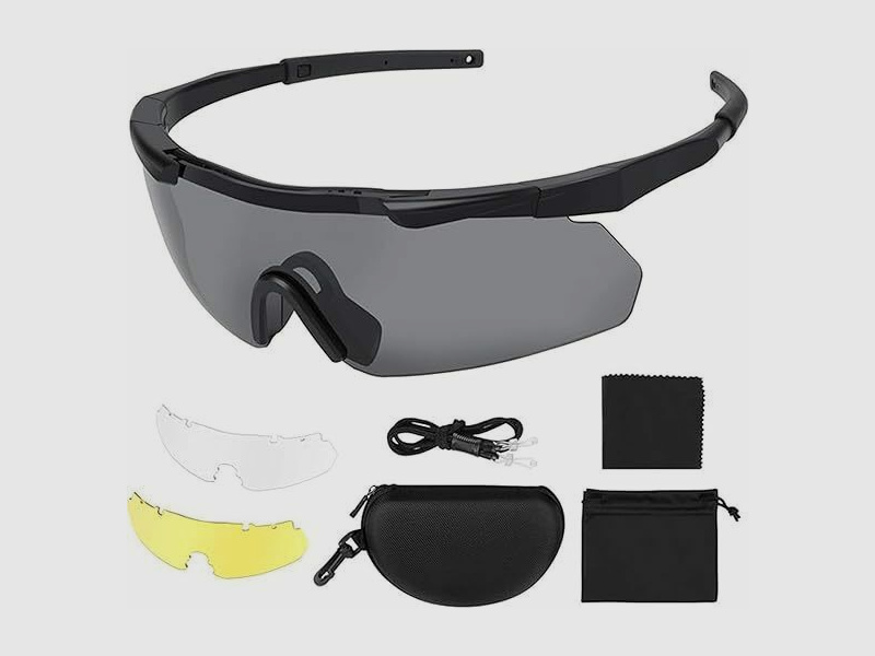 Andere Feyachi schietbril, UV-400 3 lenzen, anti-condens, zwart