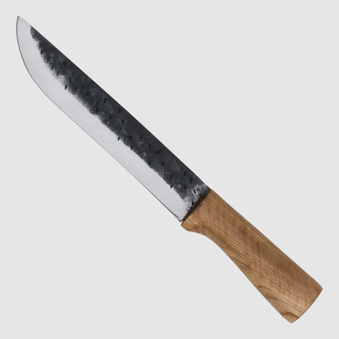 Wikinger Sax Messer mit Lederscheide quer