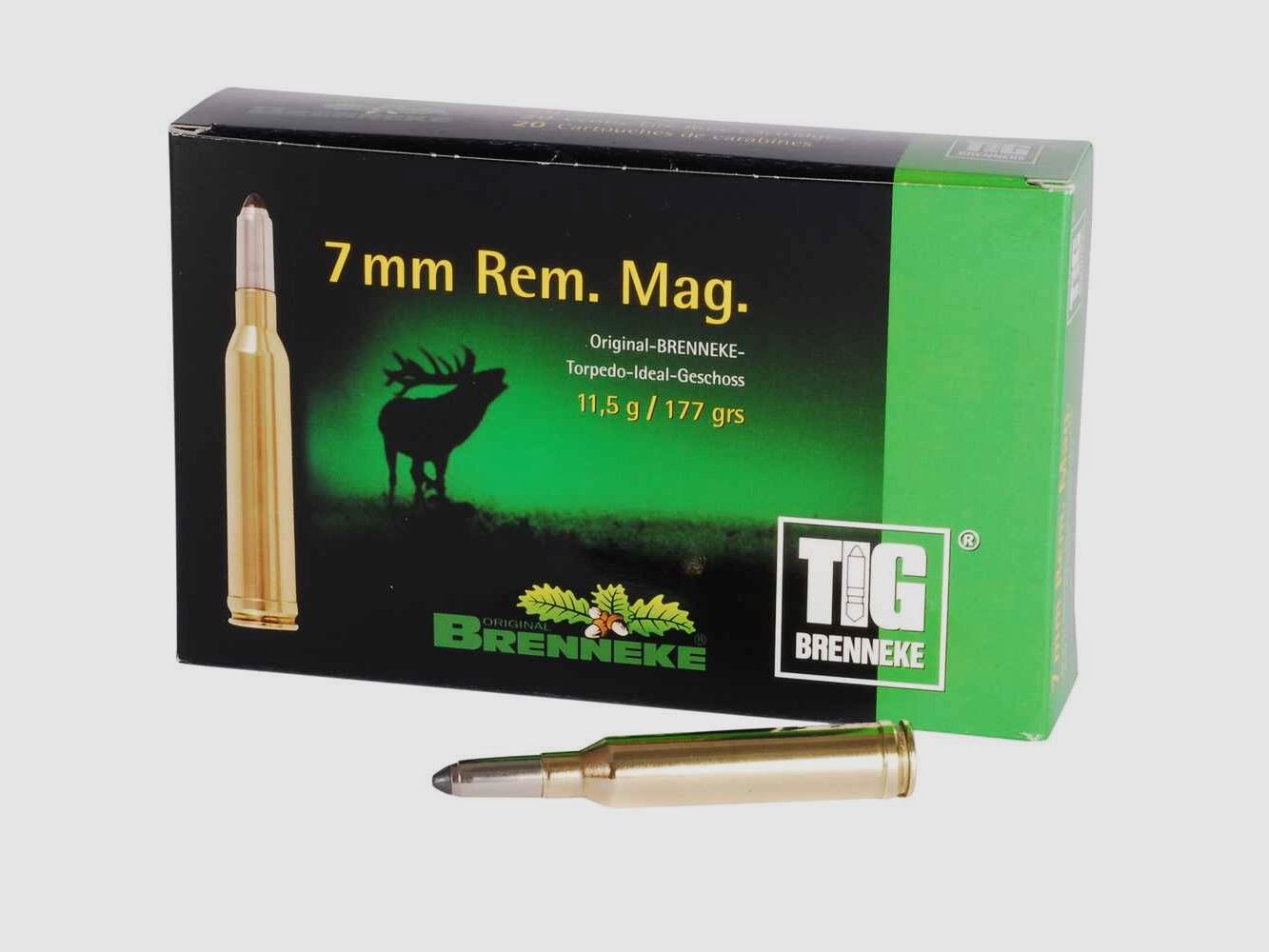 7 mm Rem. Mag. TIG 11,5g/177grs. Brenneke
