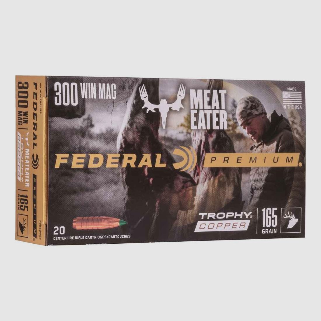 .300 Win. Mag. Trophy Copper lead-free 10.7g/180grs. Federal Ammunition
