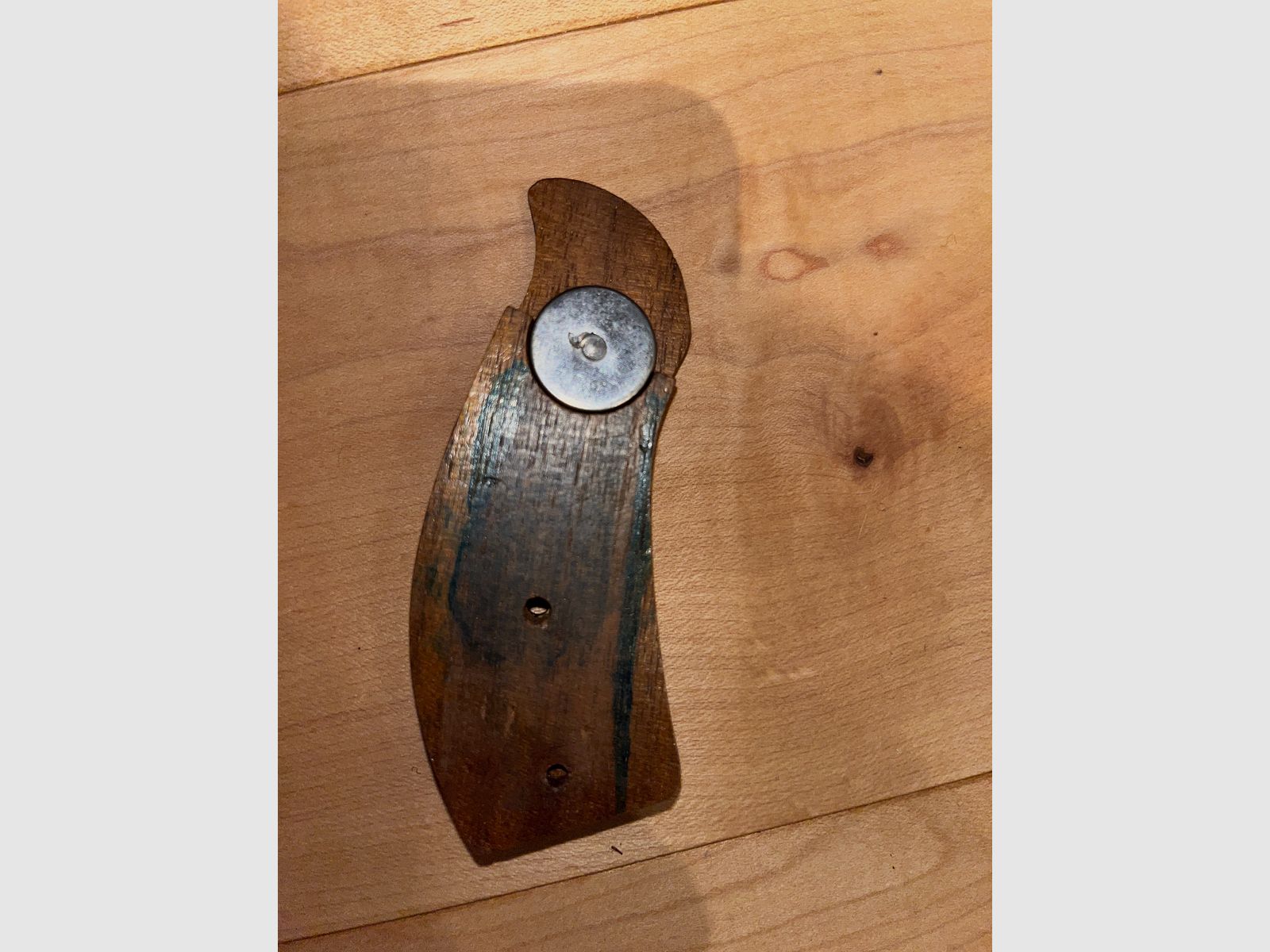 Oryginalna Smith & Wesson Griffschale K-Frame Round Butt drewno lewa