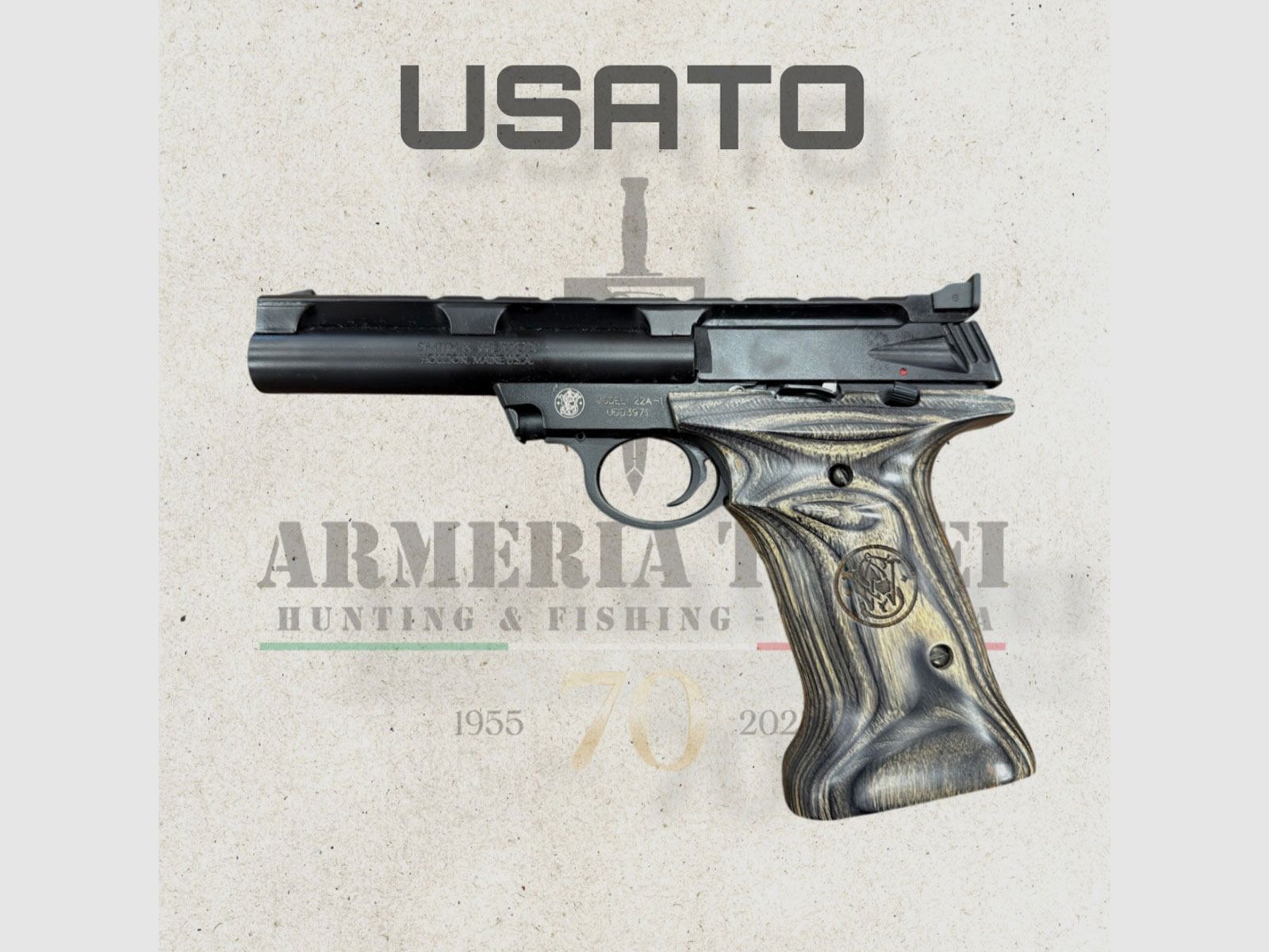 GEBRAUCHT – PISTOLE – SMITH & WESSON – MODEL 22A-1 Kal. 22LR | 5,5″, Bild 1 von 3