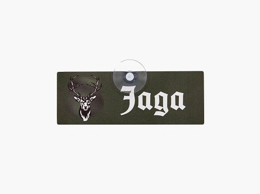 Jagdschild mit Saugnapf "Jaga"