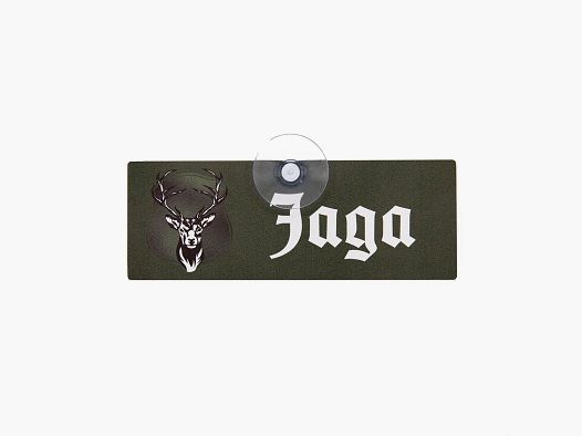 Jagdschild mit Saugnapf "Jaga"