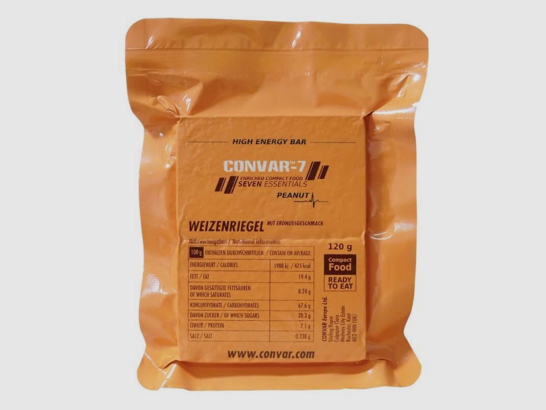 CONVAR-7 High Energy Bar - Peanut 120 g