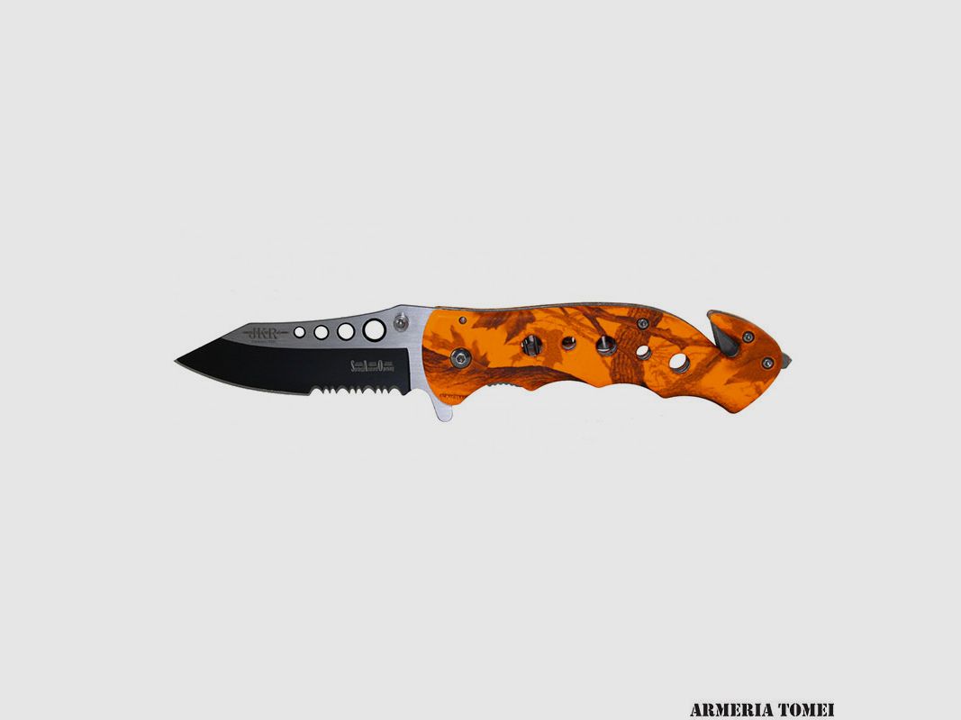 NÓŻ – JOKER – TACTICAL CAMO/POMARAŃCZOWY, zdjęcie 1 z 2