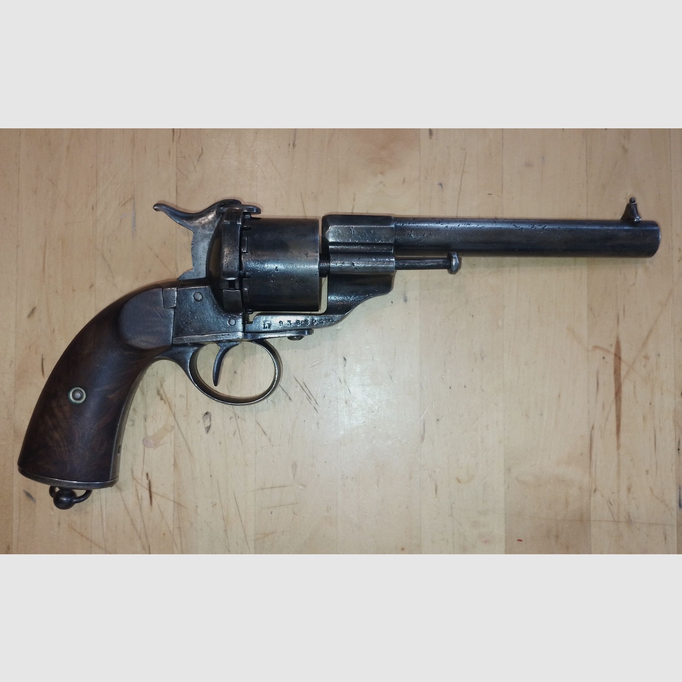 Lefaucheux pinfire revolver in caliber 10.7 - free from 18