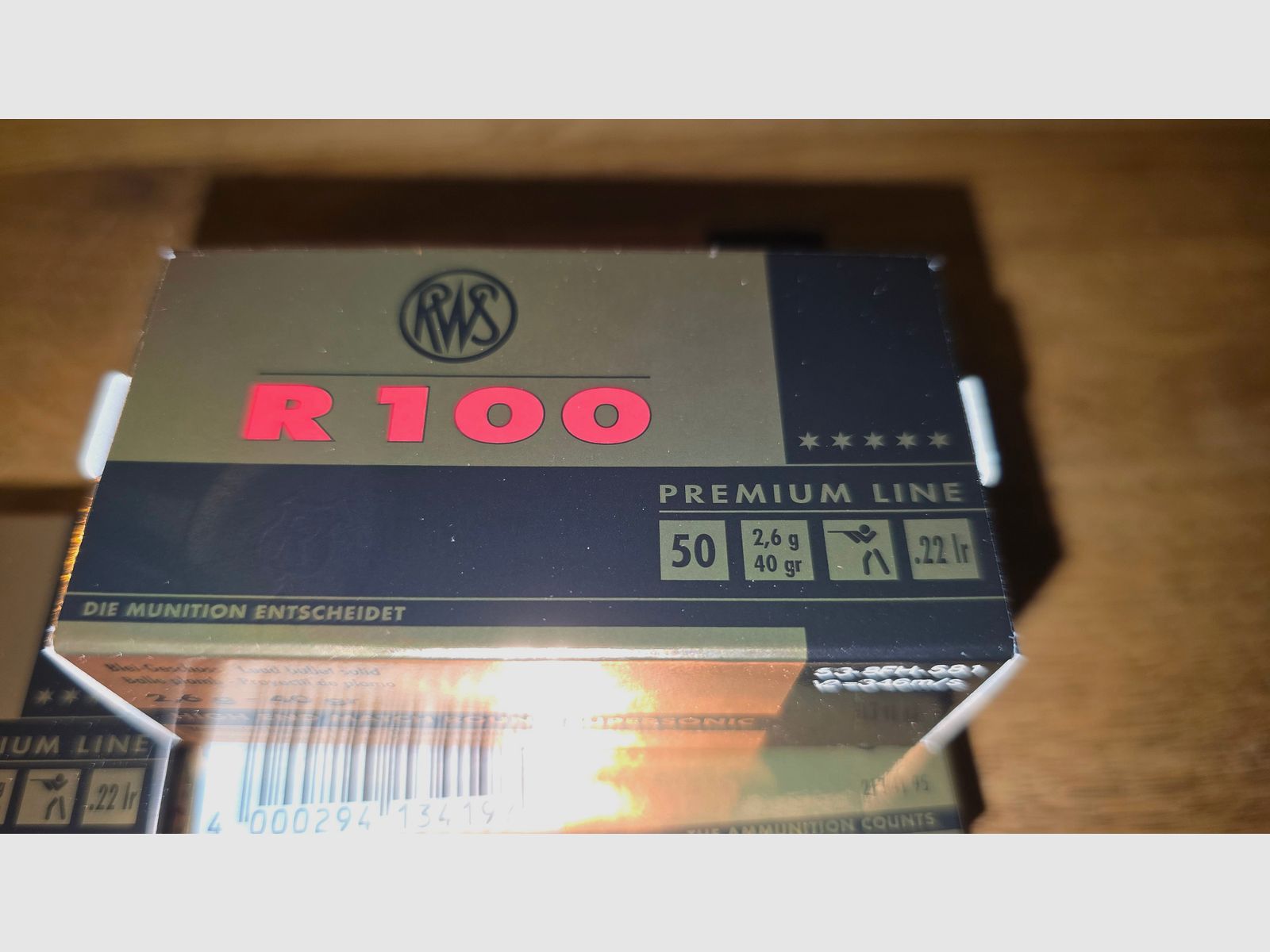 RWS R100 .22lr Munition  400 Schuss