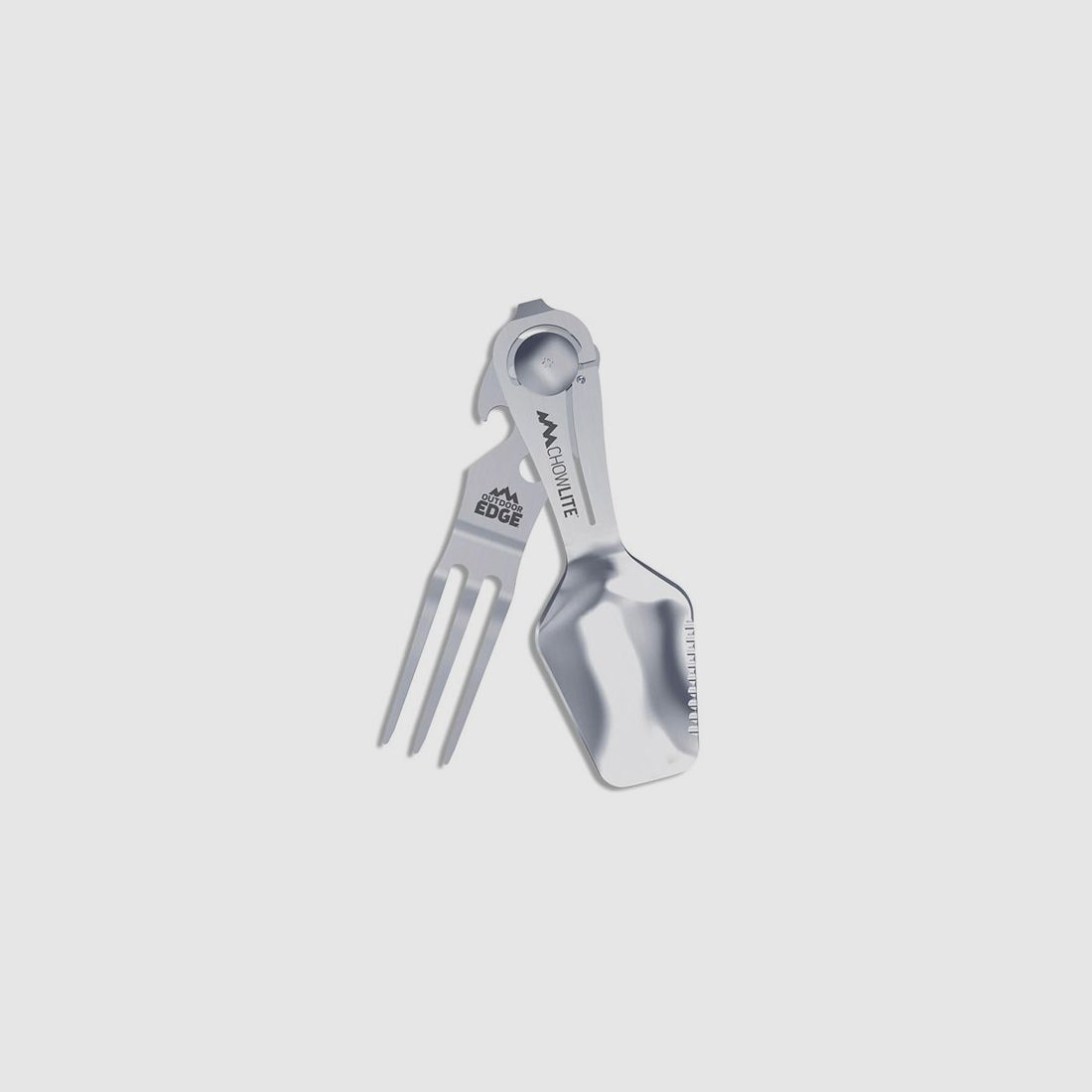 Campingbesteck Outdoor Edge Chowlite Edelstahl klappbar Gabel LĂ¶ffel FlaschenĂ¶ffner
