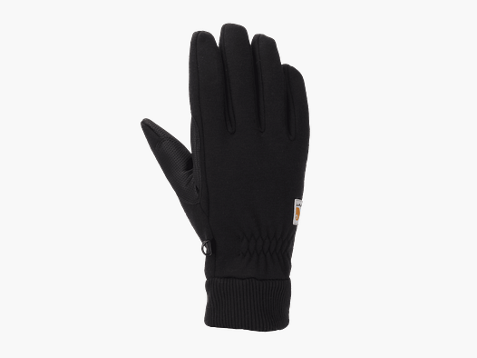 Gant en polaire doublé thermique Carhartt Wind Fighter™ avec poignet en tricot sensible au toucher pour homme noir L
