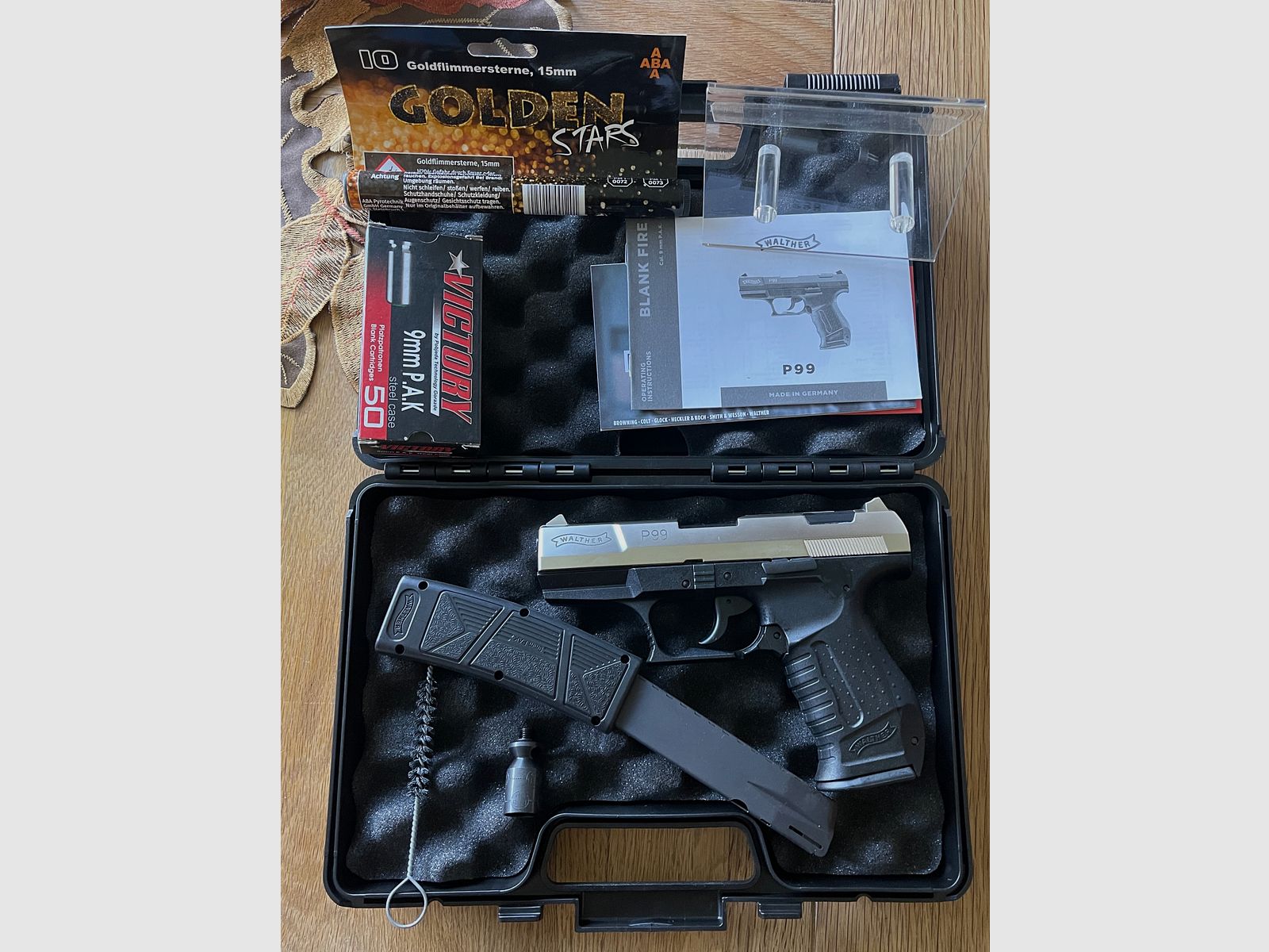 Walther P99 nickelé en set