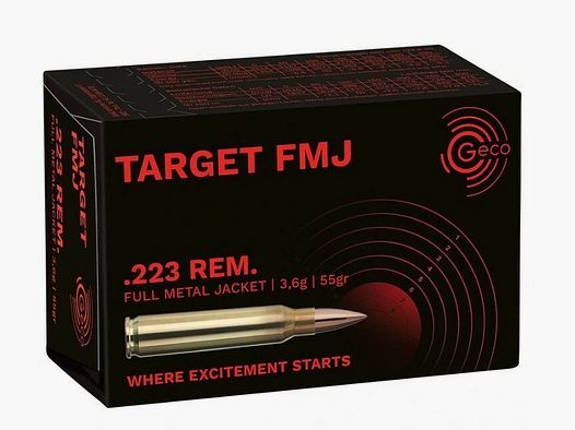Geco .223 Rem. Vlm Target 3,6g/55grs. Geco