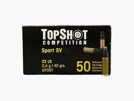 Amunicja TopShot 22 LR Black Edition 2,6g/40 gr
