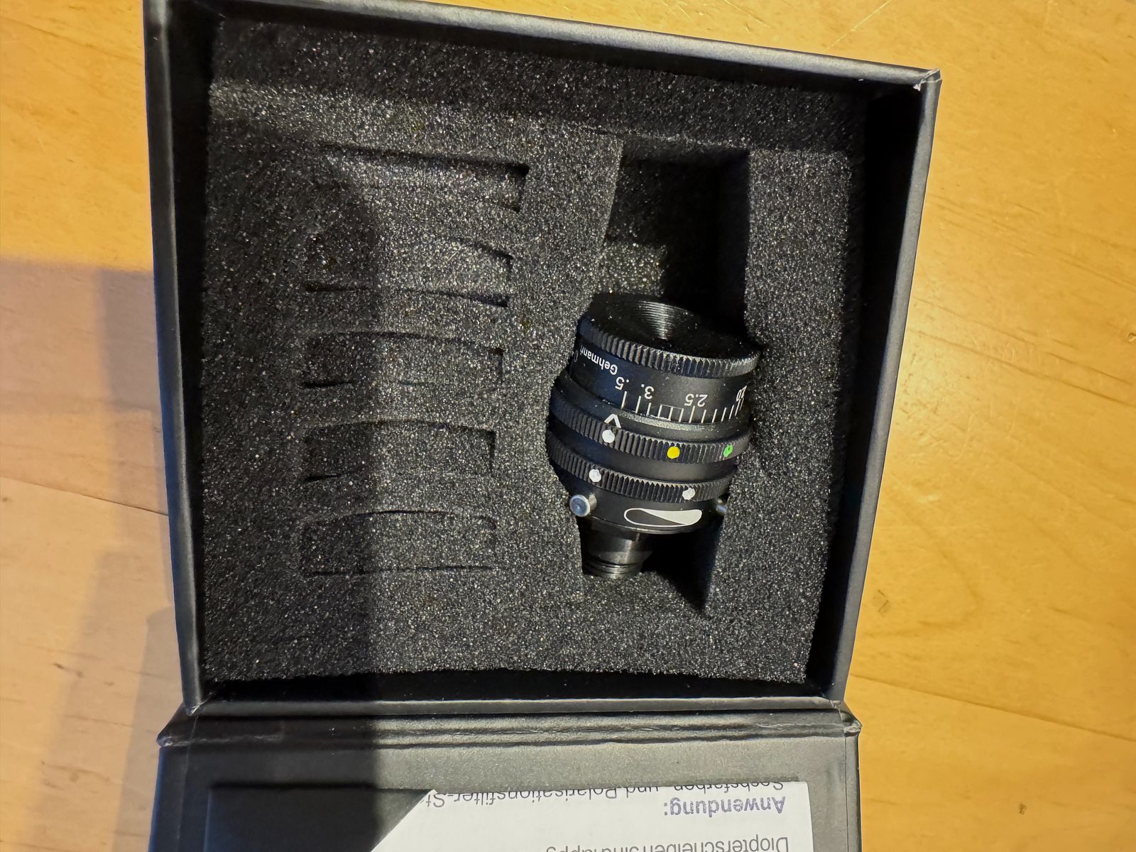 Gehmann 565 Kombinationsfilter mit Iris-Diopterscheibe