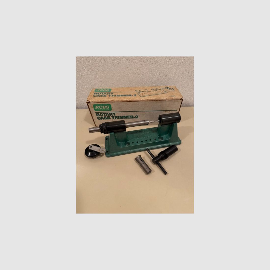 RCBS set per ricarica – Rock Chucker II, bilancia 10-10, Uniflow, case trimmer, set di matrici & accessori