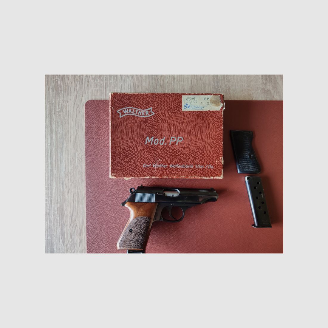 Walther PP Cal. 7,65 - Nill Griffschalen