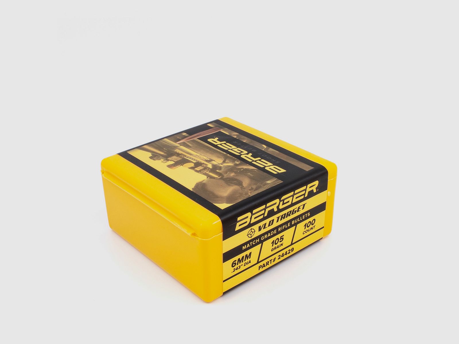 Berger Geschoss 6mm/.243 VLD Target 105GR 100 Stück