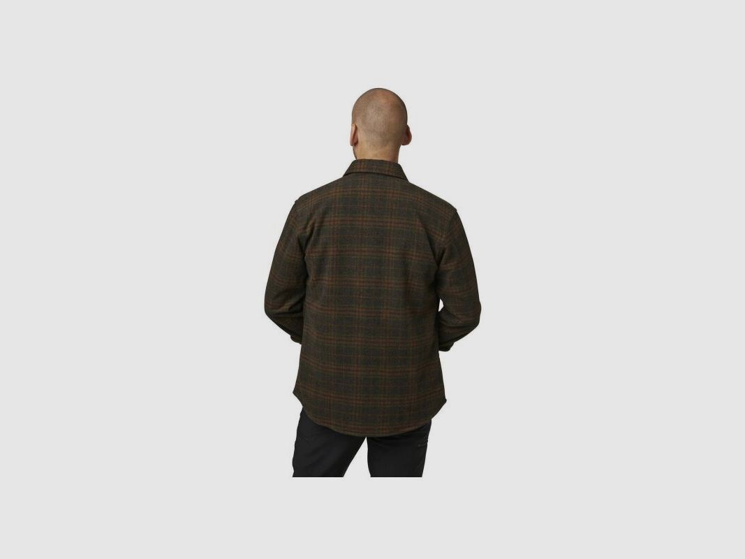 Chevalier Herren Hemd Shegra Woolmix LS Kariert