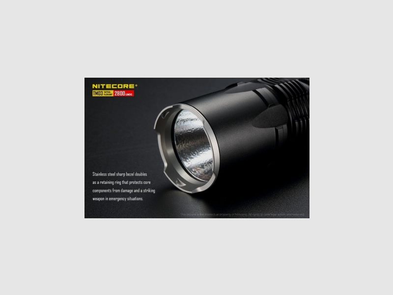 Nitecore TM03 Tiny Monster flashlight 2800 lumens, image 17 of 22