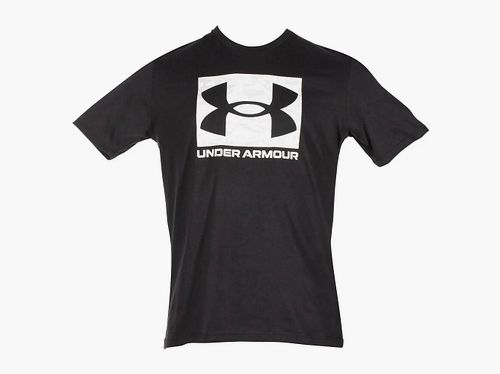 Under Armour T-Shirt ABC Camo Boxed Logo - Nero / S Uomo
