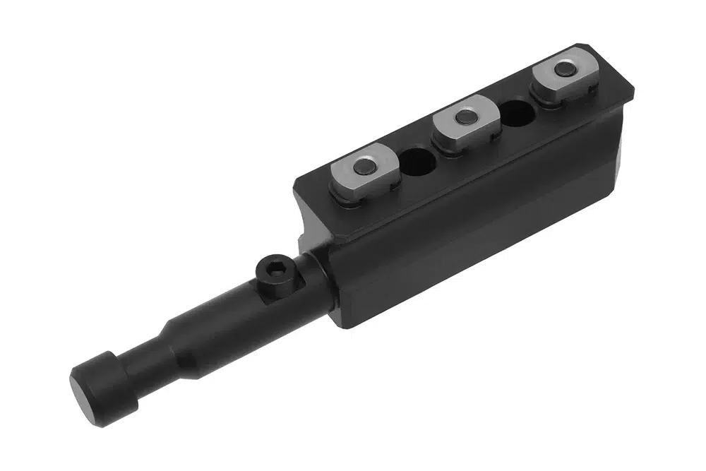 Bipiede Fortmeier H184 + Montaggio Rapido M-LOK, immagine 2 di 3