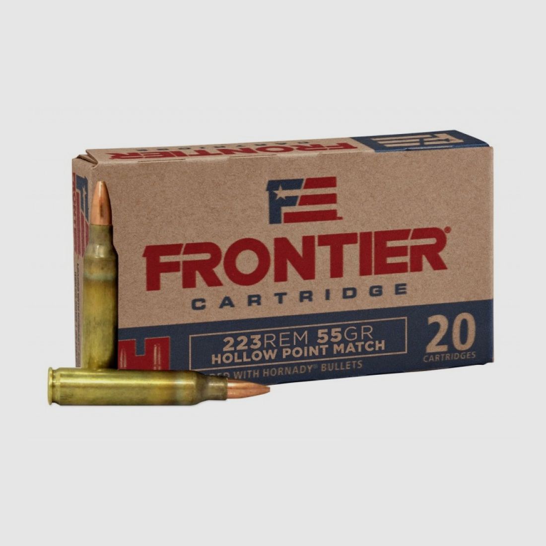 223 Remington Hornady FRONTIER® 55 gr HOLLOW POINT MATCH™ VE20