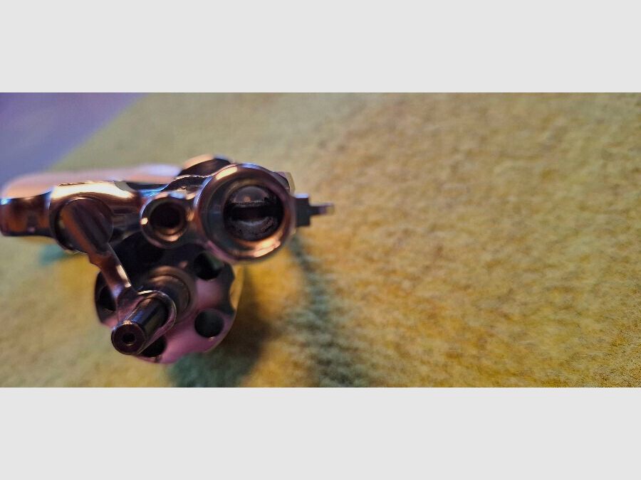 Sammler aufgepasst! Schreckschuss-Revolver Reck Chief Special Chrom (PTB 503), neuwertig ungeschossen einzigartig