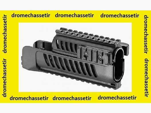 Handschutz für VZ 58 mit 4 Picatinny-Schienen in 21mm Breite, FAB DEFENSE, schwarz