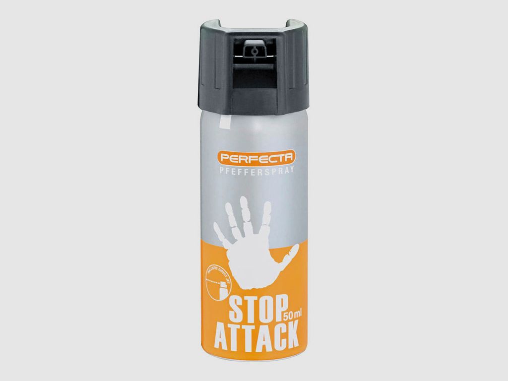 Pfefferspray Perfecta Stop Attack 10% OC ballistischer Strahl 50 ml