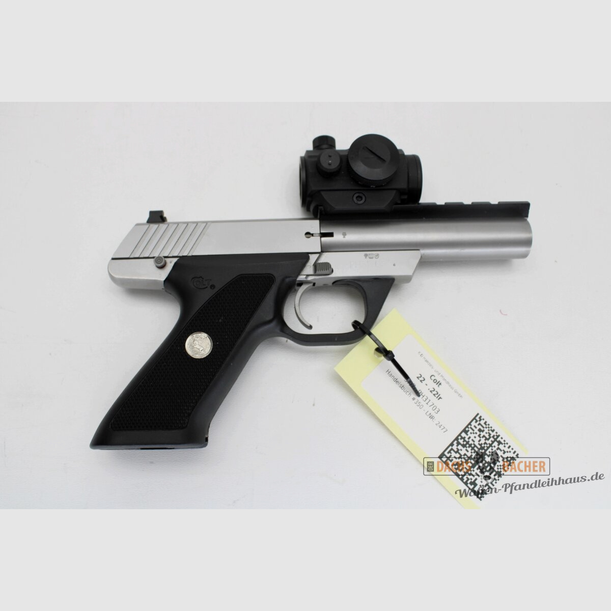 Pistolet Colt 22 cal. .22lr avec point rouge Sutter WB2477