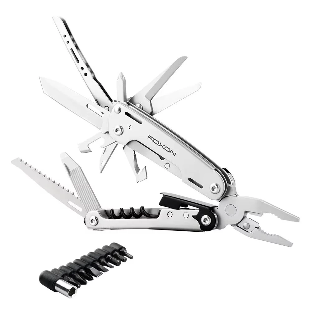 Roxon Storm S801S multitool, 19 tools in a sheath, 5Cr15MoV steel blade