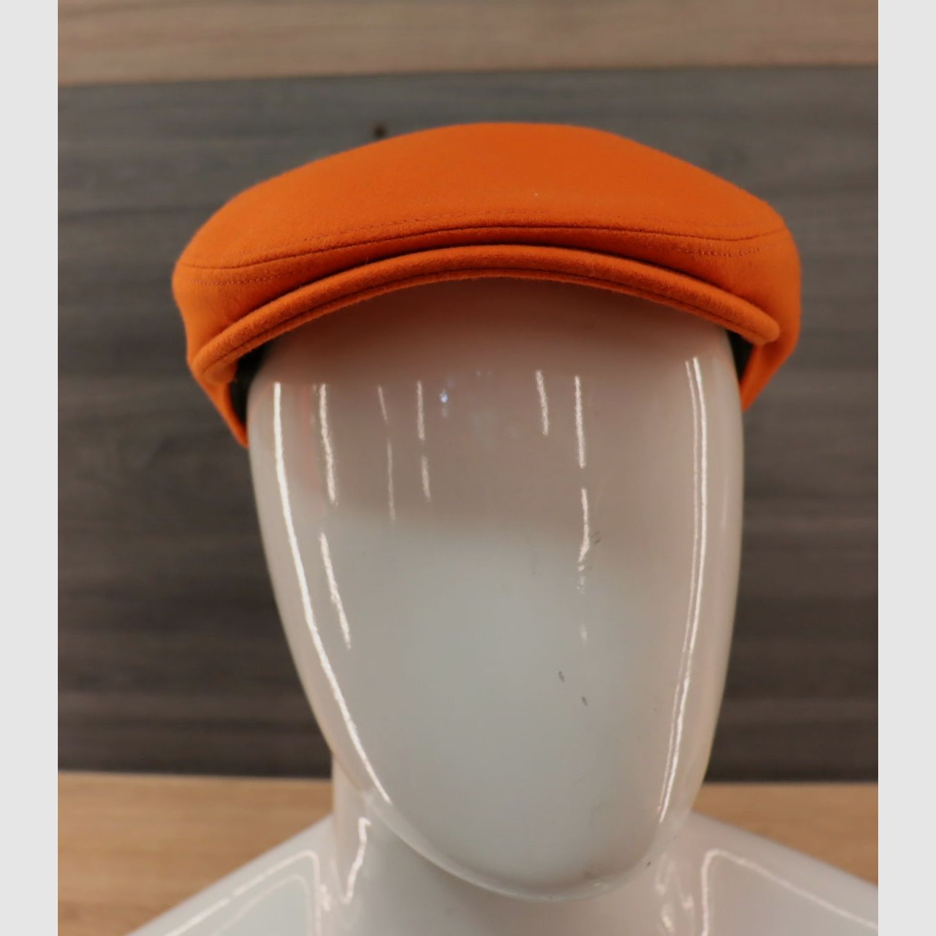 Cappello Arancio-Marrone con protezione per le orecchie pieghevole, immagine 1 di 8