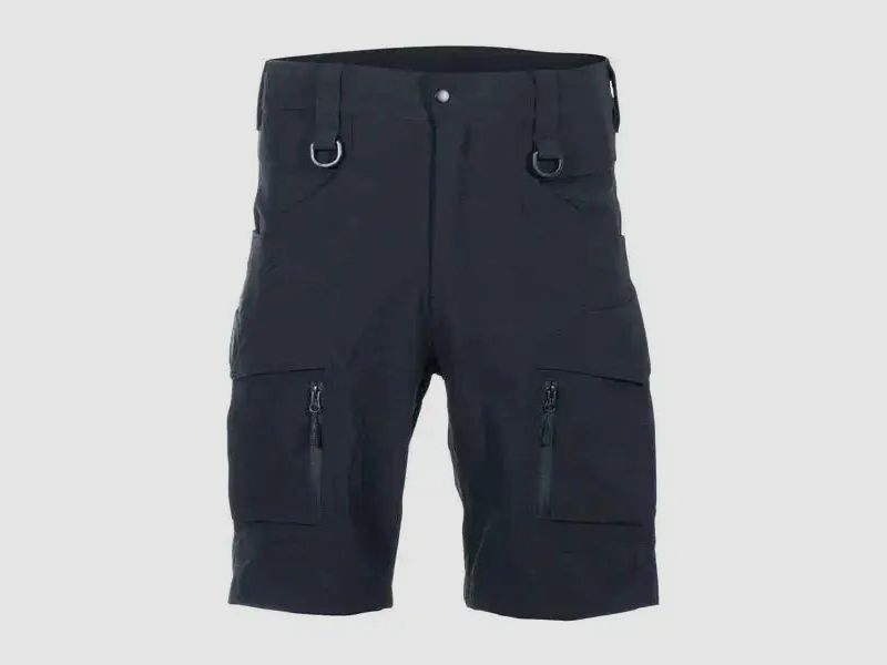 Mil-Tec Mil-Tec Shorts Assault Elastic - Noir / S Hommes