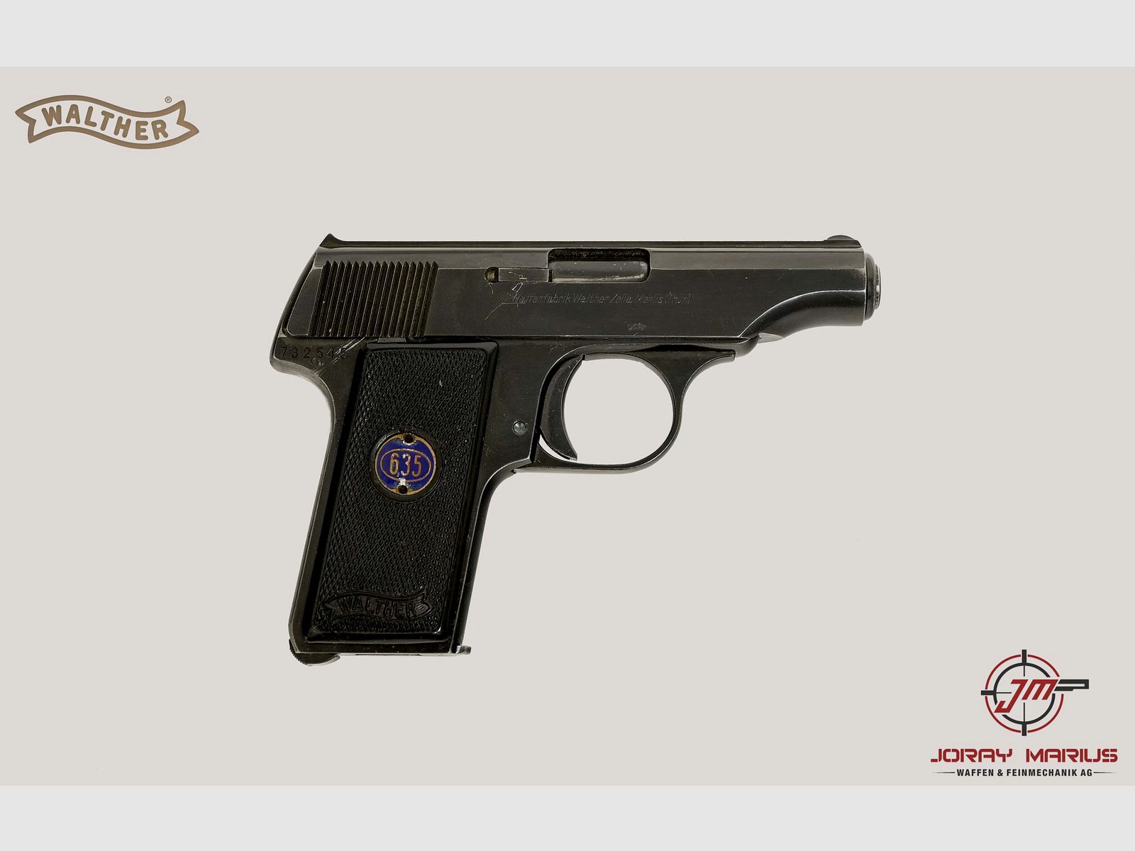 Walther Model 8 6.35 Browning, afbeelding 1 van 2