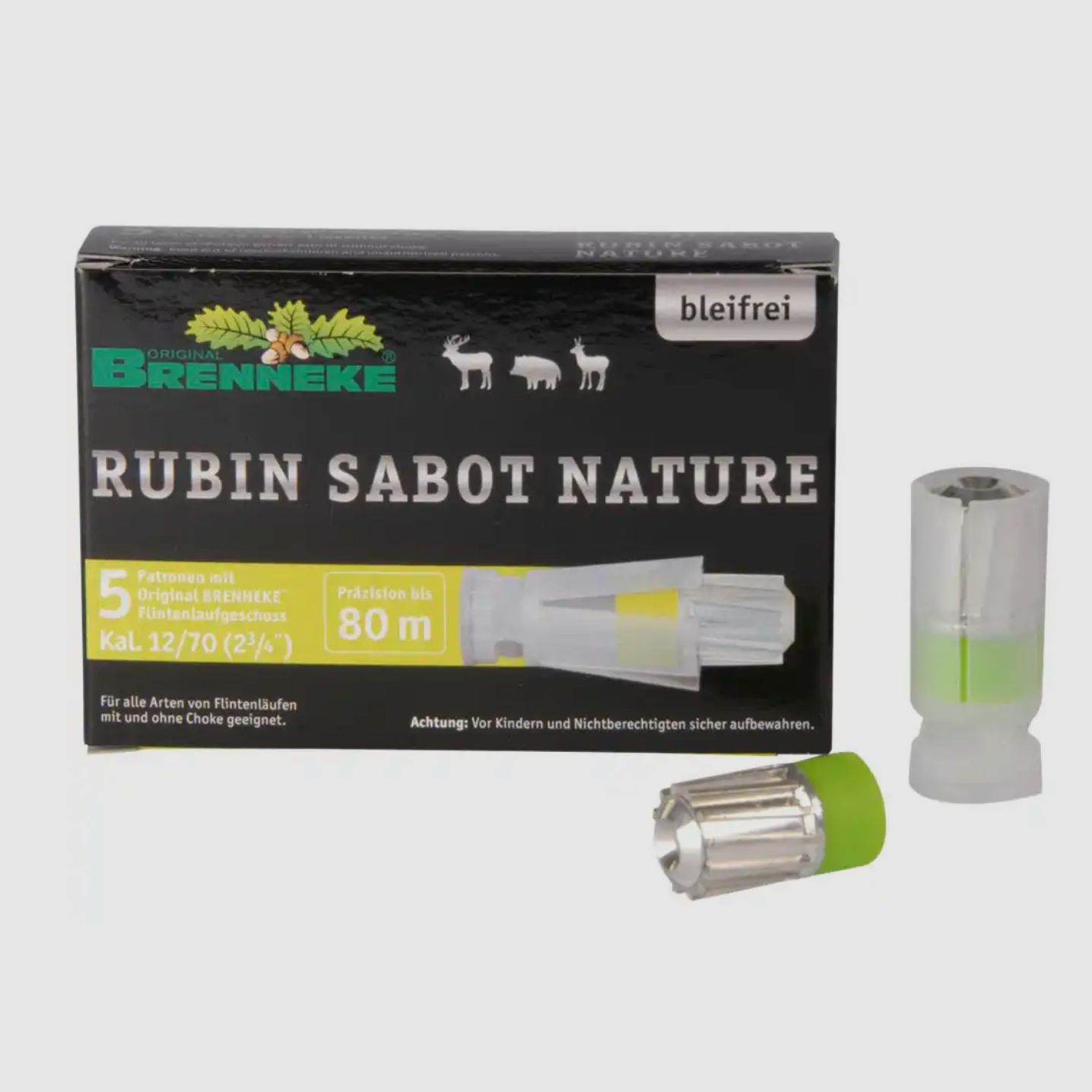 Brenneke 2004952 12/70 Ruby slug nat. 12/70 19g 293g 5 pieces