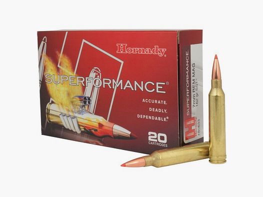 HORNADY 80633 SUPERFORMANCE LINE-SST AMMO 7MM REM MAG 162GR