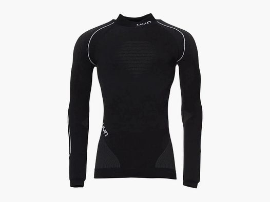 Uyn Longsleeve avec Col Roulé Evolutyon Hommes Noir Anthracite