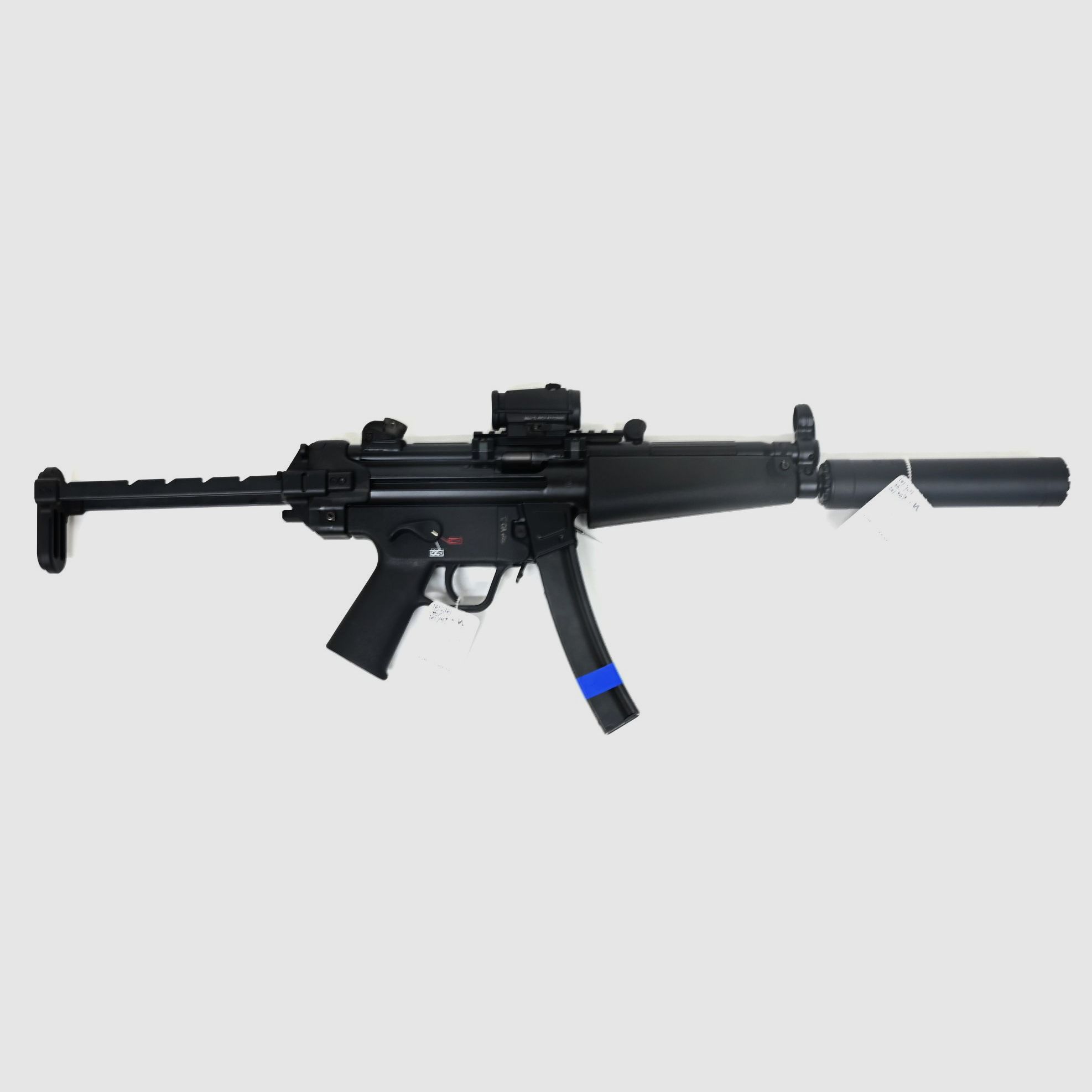 SL Gewehr H&K, SP5 (MP5), inkl. Aimpoint MIcro TL 4 MOA, 9×19, TriLug Adapter, Bild 1 von 2